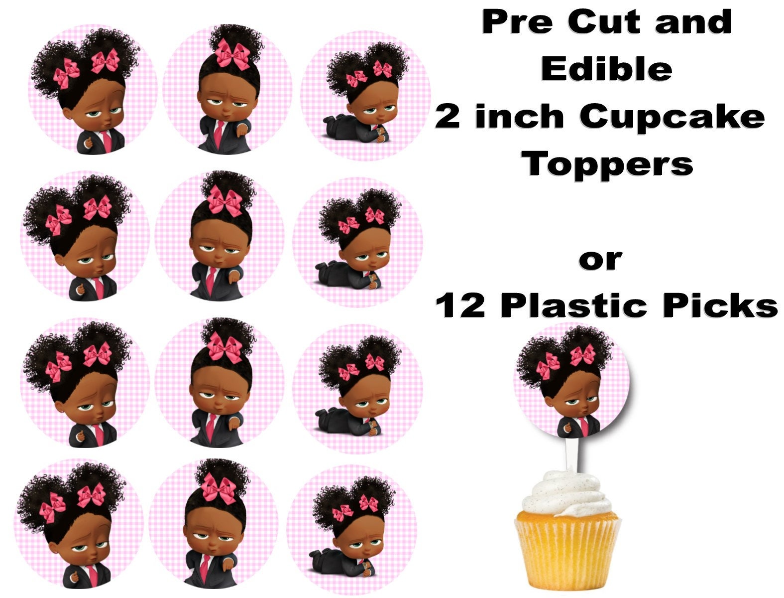 topyoursweets on X: Back at it.. edible cupcake toppers for