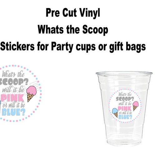 Whats the Scoop Gender Reveal Invitation Editable Printable Etsy