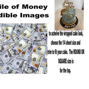 Pile of Money Edible images