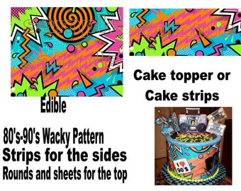 80er oder 90er Jahre essbares Kuchenblech