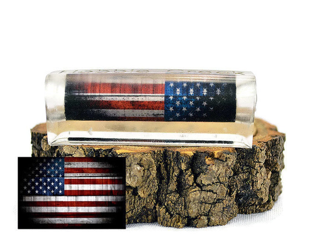 Rustic American Flag Pen Blank - Etsy