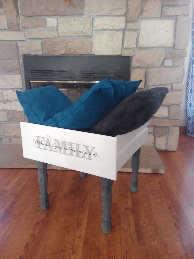 Pillow Box Pillow Storage. Bedroom Storage Recycled Wood Etsy