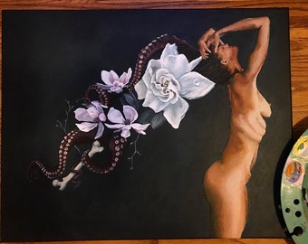 Mi mente es un producto de las mujeres que he amado- PINTURA ORIGINAL