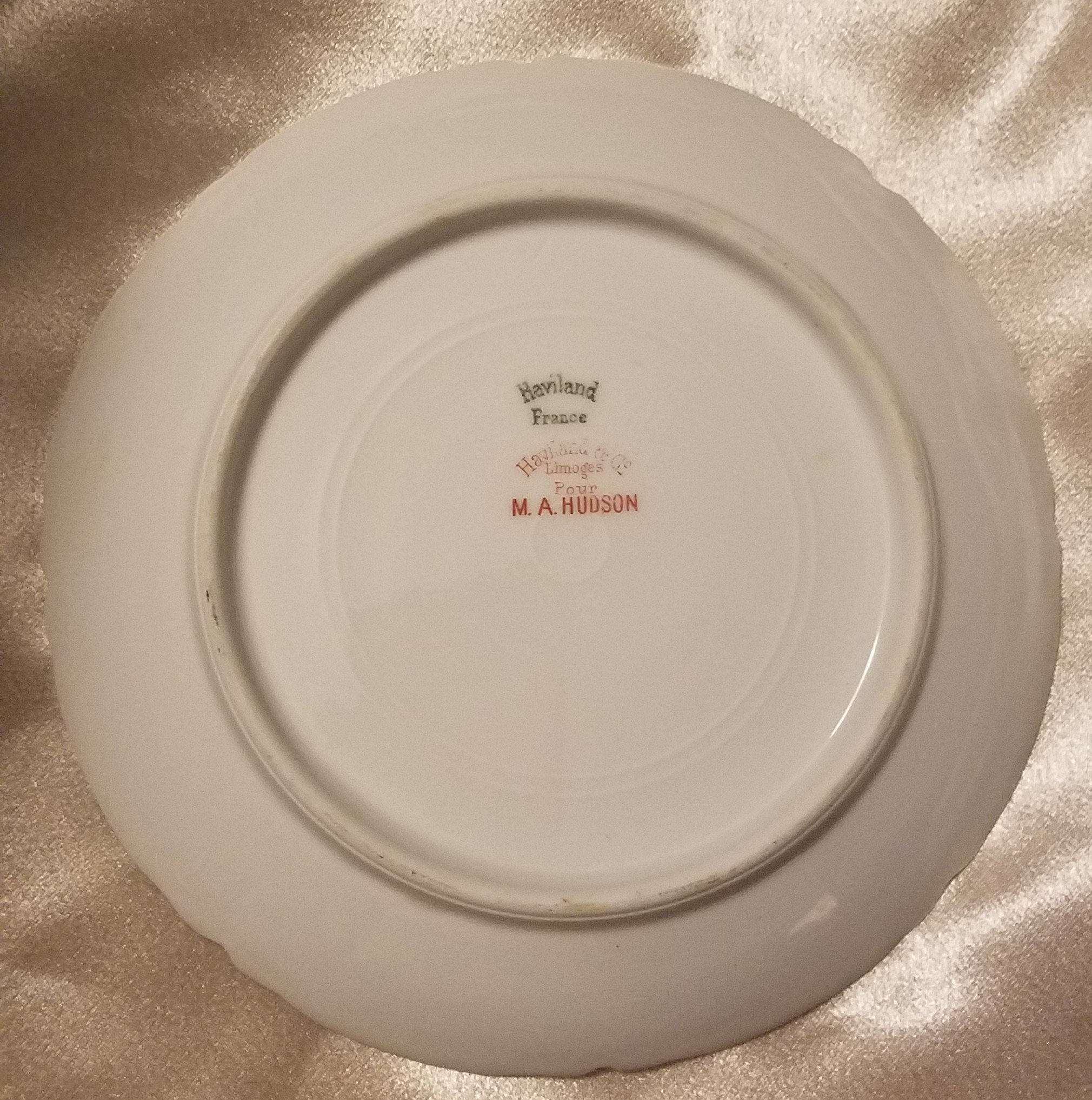 Limoges 030502 Haviland Limoges France Plate France decorative plate