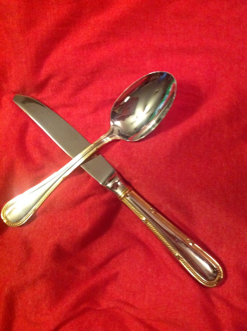Discontinued Yamazaki Stainless Steel Flatware Allegra Pattern Etsy