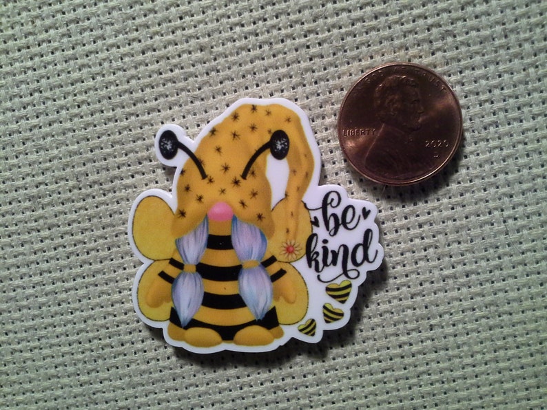 Be Kind Bumble Bee Gnome Needle MinderMagnet