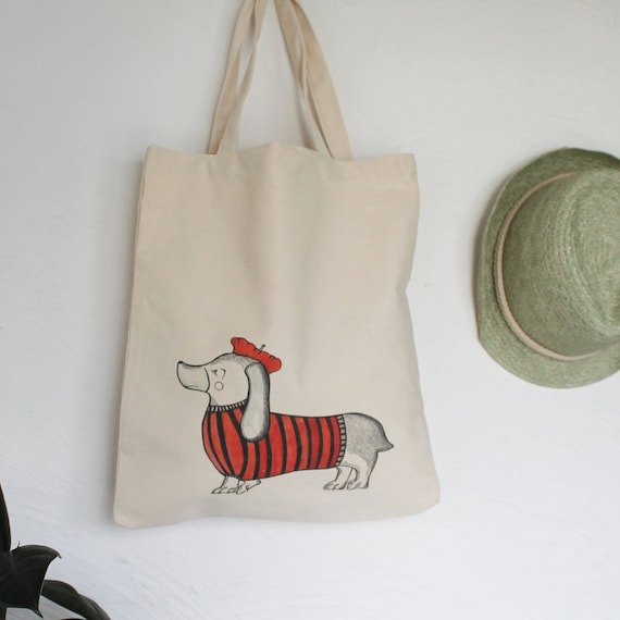 sausage dog gift bag