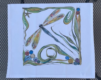 Dragonfly Kitchen Towel