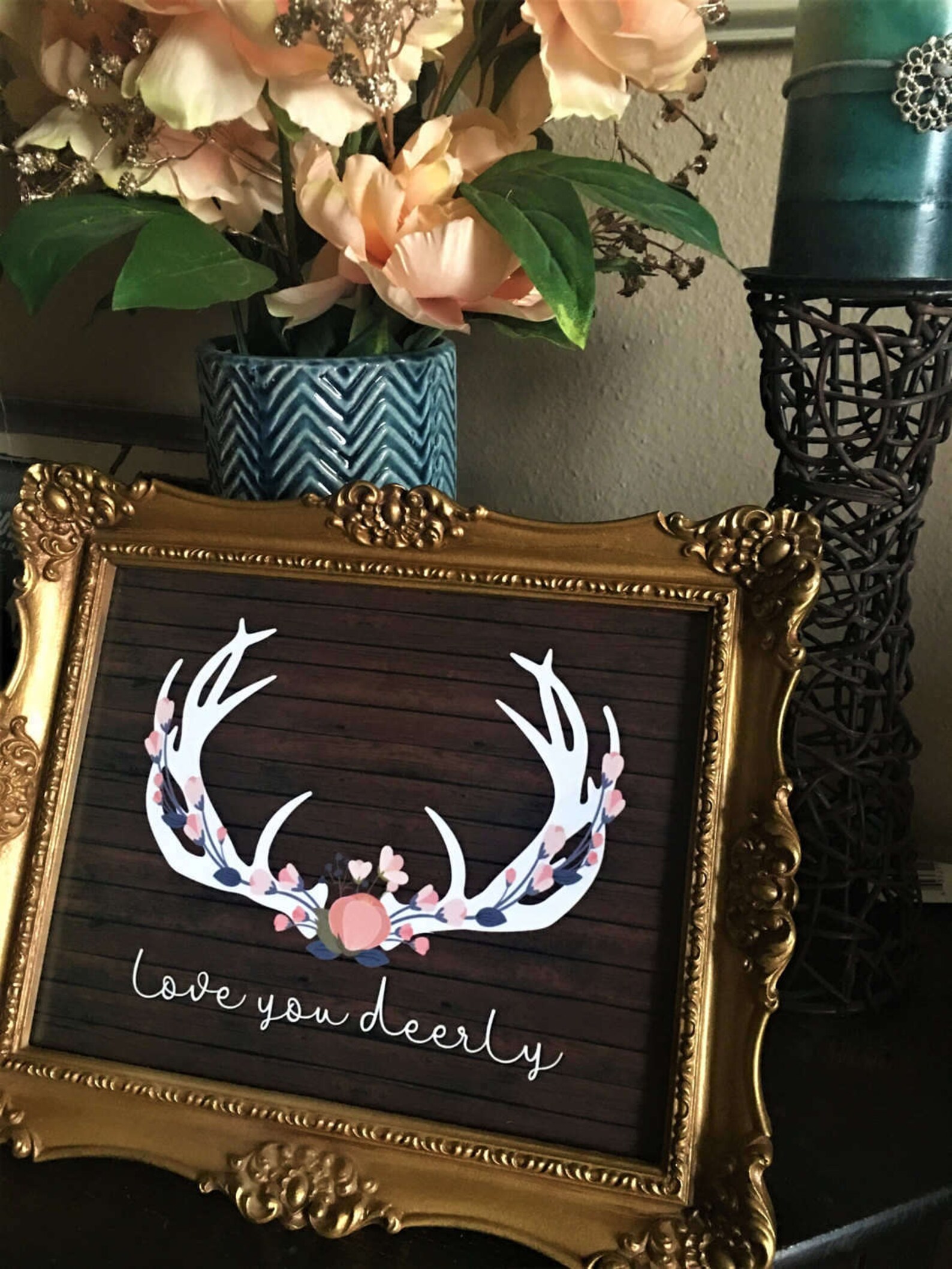 Love You Deerly Printable/downloadable 8x10 Image - Etsy