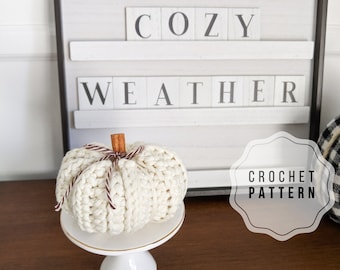 PATTERN/ Harvest Pumpkins/ Crochet / English US terms Only