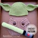 PATTERN/ Yoda Inspired Newborn Outfit/ Crochet / English US terms Only 