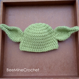 PATTERN/ Yoda Inspired Newborn Outfit/ Crochet / English US terms Only image 5