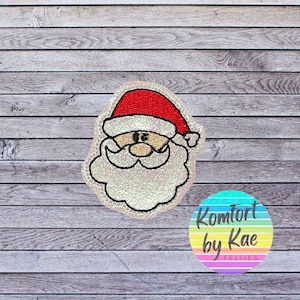 Santa BEG Felties * Felt Embellishments * Felt Applique * Hair Bow Supplies * Winter