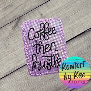 Coffee and Hustle Felties * Lilac Striped Holo * Felt Embellishments * Felt Applique * Hair Bow Supplies *