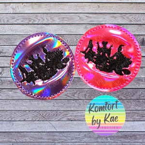 Flying Witches Feltie * Felt Embellishments * Applique * Bow Supplies