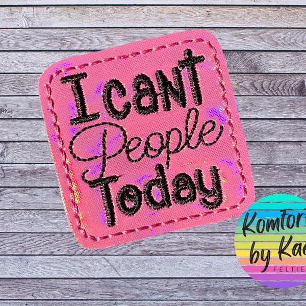 I can't people today Felties * Pink Shimmer * Felt Embellishments * Felt Applique * Hair Bow Supplies *