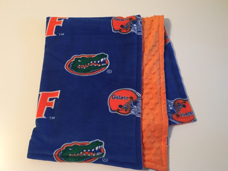 Florida Gators 2 sided Fleece/Minky Toddler Blanket Etsy