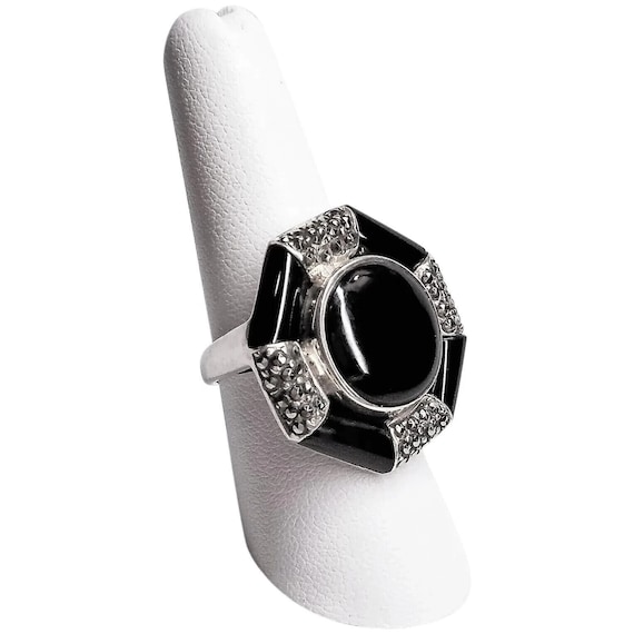 Octagonal Marcasite Ring Octagonal Marcasite Ring