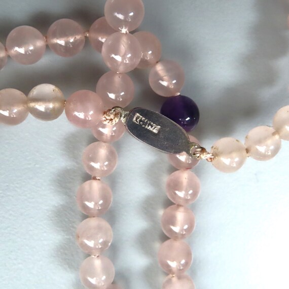 Vintage Chinese Rose Quartz Amethyst Carved Nephr… - image 10