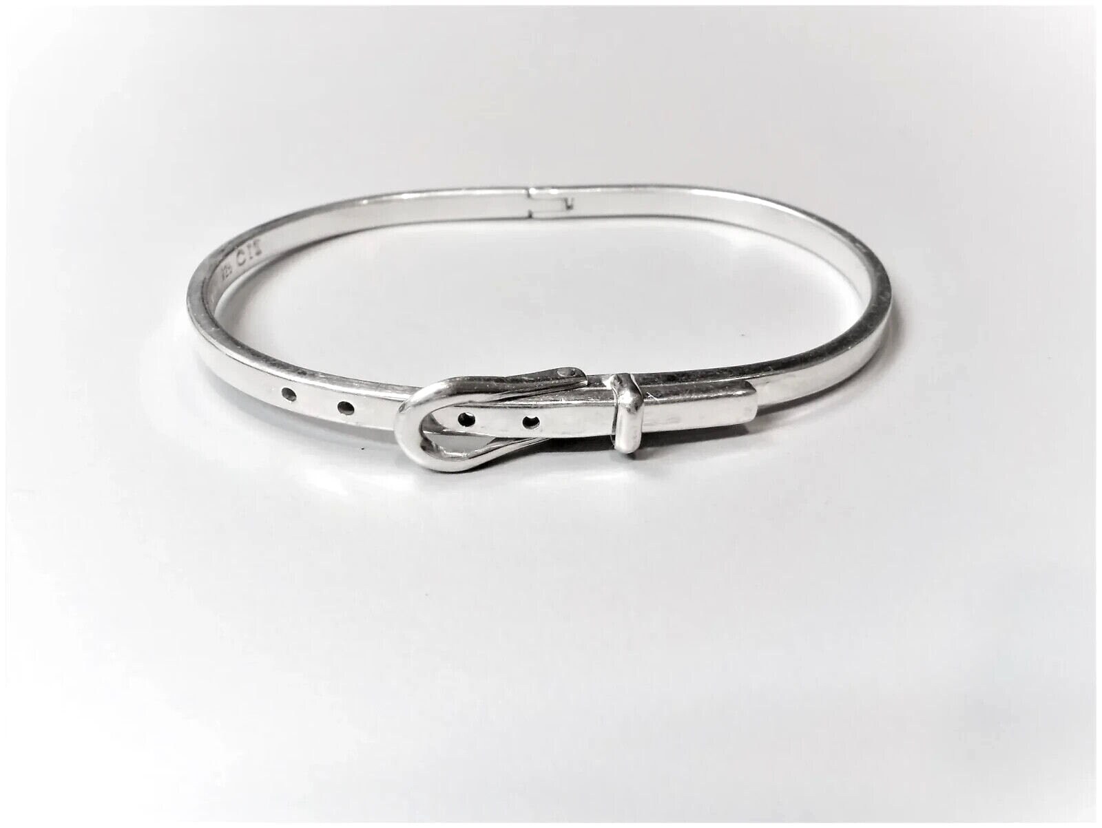 Vintage Sterling Silver Buckle Bracelet Made in Mexico - Etsy