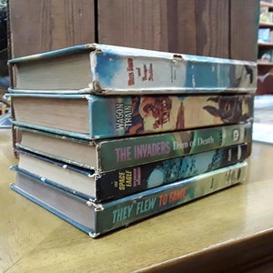 Collection of 5 Vintage Children&#39;s Adventure Books