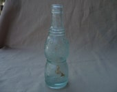 NuGrape Soda Bottle , Green Embossed