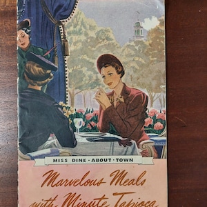 1930s Tapioca Cookbook