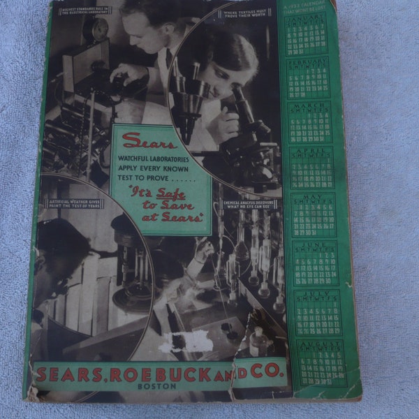 1933 Sears Catalog