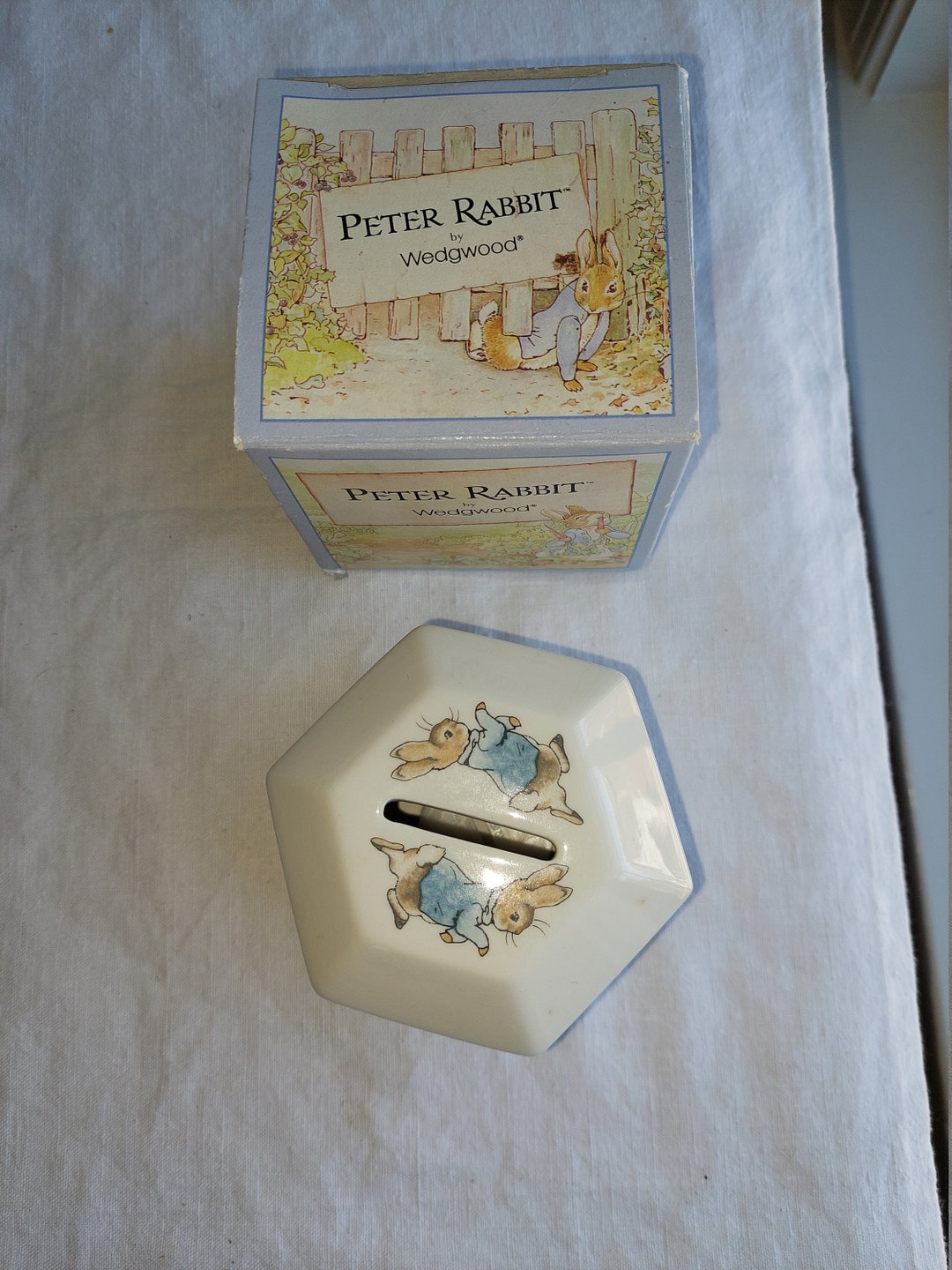 Wedgwood Peter Rabbit Coin Bank - Etsy