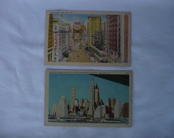 2 Post Cards , New York City