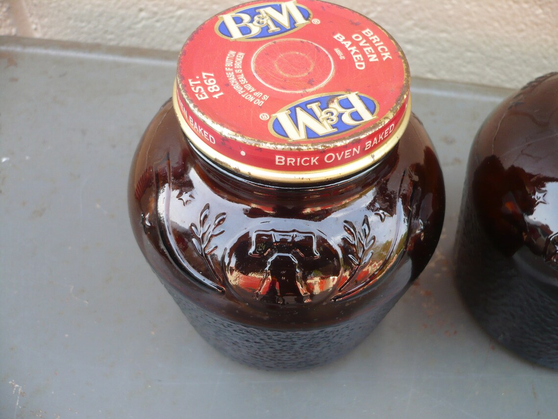 B & M Baked Beans Jars Etsy