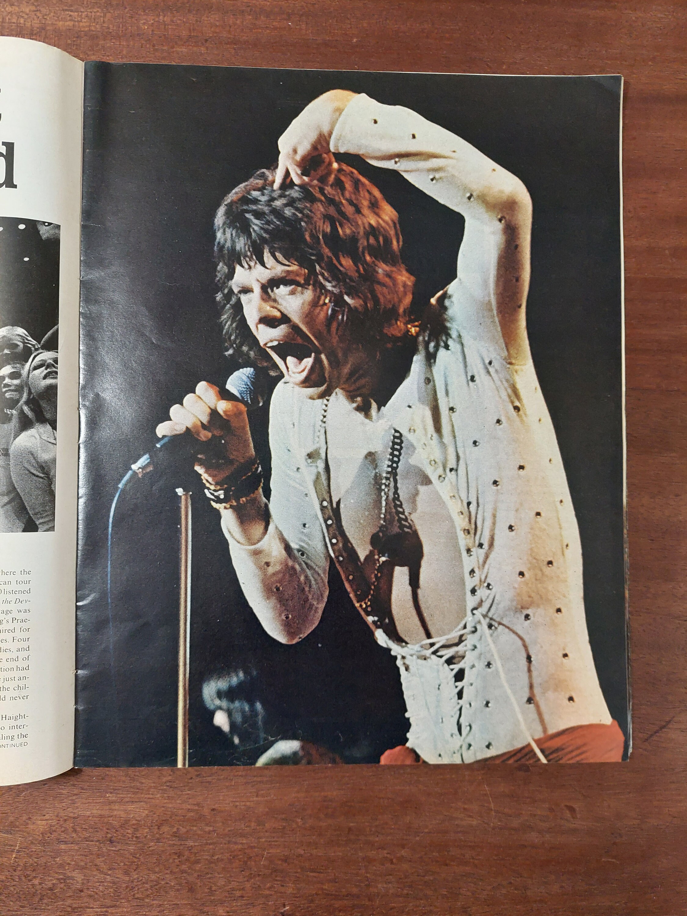 ローリングストーンズ特集・LIFE誌1972年版・ミックの表紙　希少　せいけつ Vintage Life Magazine 1972 , Mick Jagger the Rolling Stones - Etsy