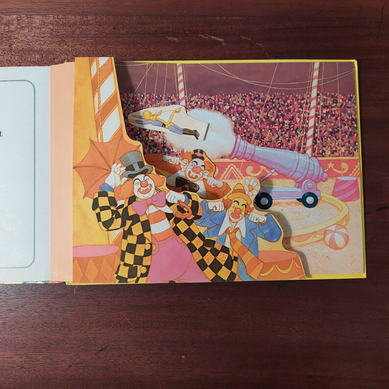Vintage Popup Circus Book Etsy