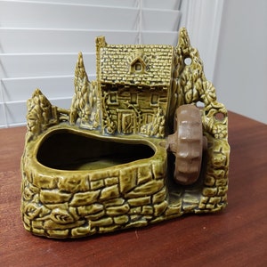 Vintage Shawnee Pottery Planter Grist Mill #769
