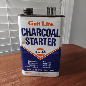 Gulf Tin Can for Charcoal Starter