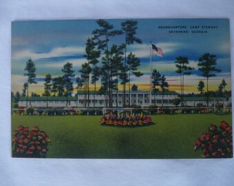 Postcard , Camp Stewart , Savannah , Georgia