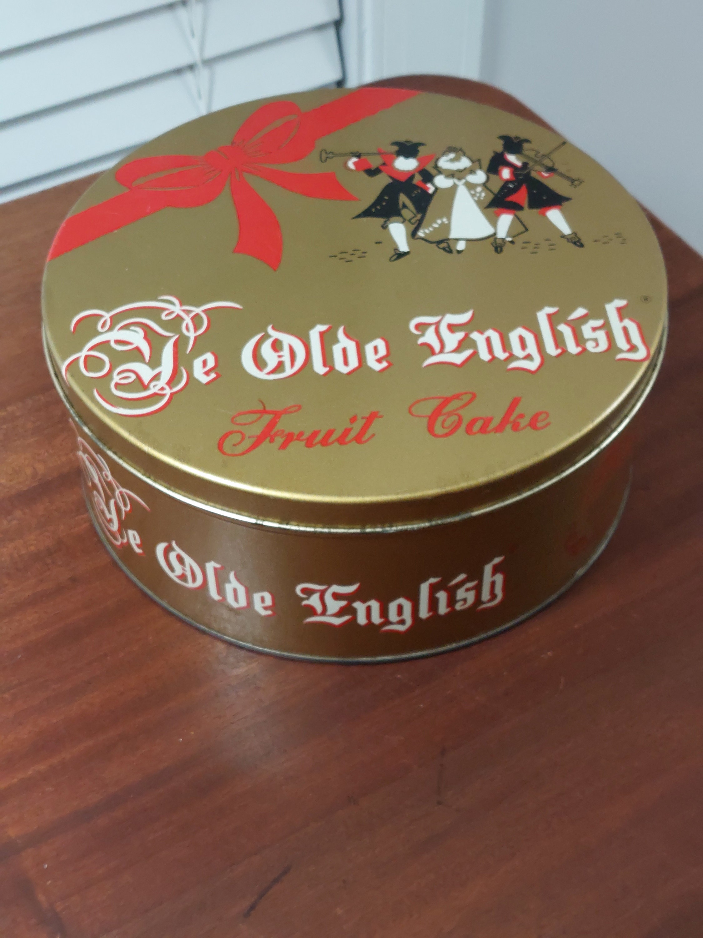 Fruitcake Tin Etsy