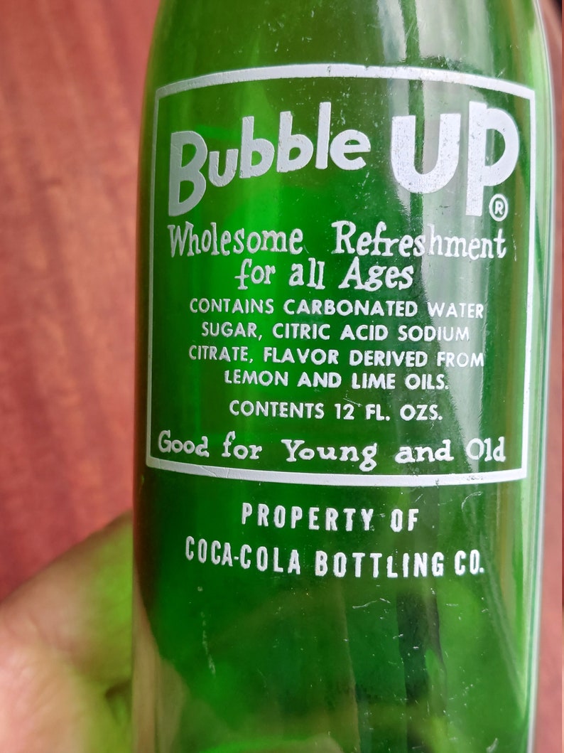 Bubble up Soda Bottle Etsy