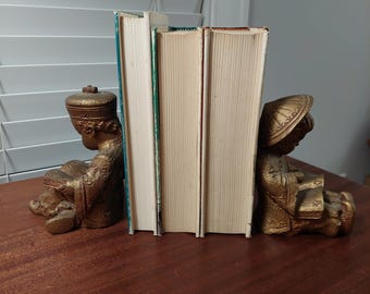 Set of Bookends , Oriental Children