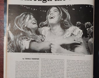 Vintage Life Magazine 1972 , Mick Jagger the Rolling Stones - Etsy