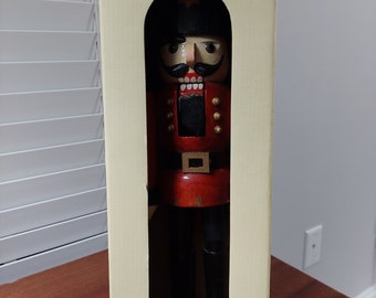 Vintage 14" Wooden Nutcracker