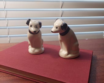 Vintage RCA 's Nipper the Dog, Salt and Pepper Shakers