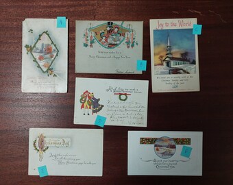 Collection of 6 Christmas Cards