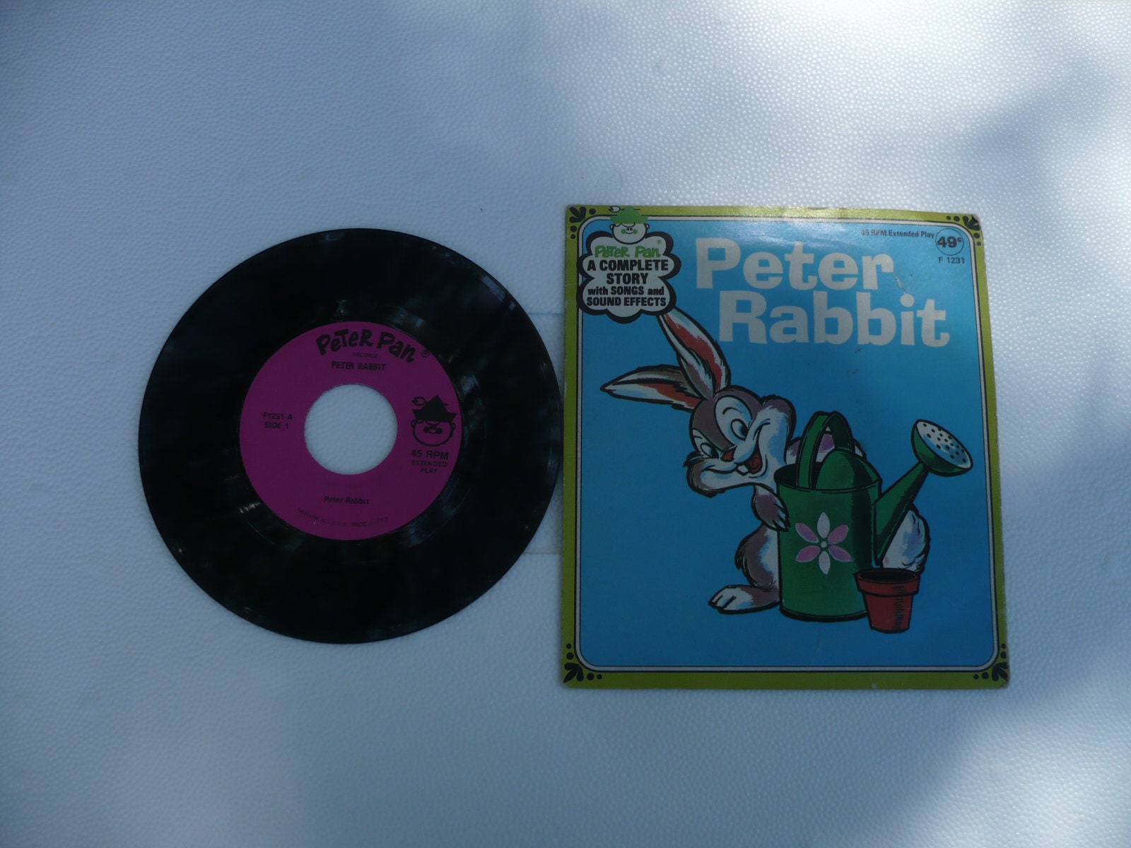 Peter Rabbit 45 Rpm Record Peter Rabbit , 45 RPM Record - Etsy