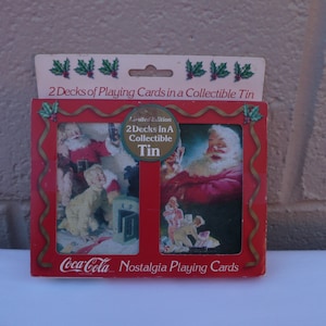 Coca-Cola Playing Cards in Tin