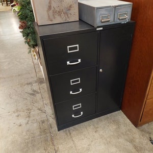 Vintage Metal Office Cabinet