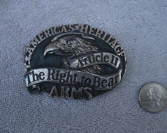 Right To Bear Arms Belt Buckle