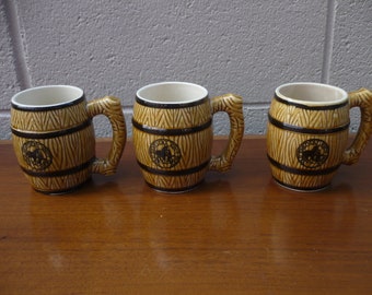 Set of 3 Vintage Root Beer Mugs , Old Kentucky