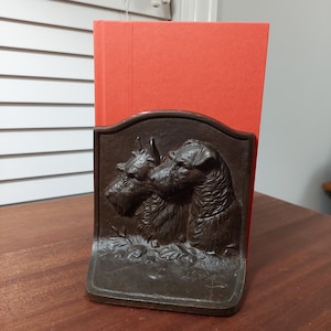 Cast Iron Bookends , Scottie Dogs