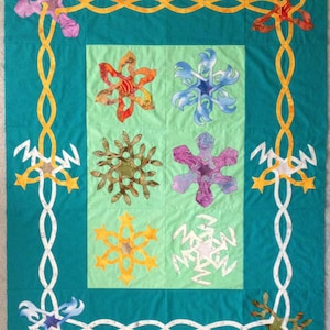 Elemental Spirits - Modern Block of the Month Quilt Pattern PDF Set with Bonus!